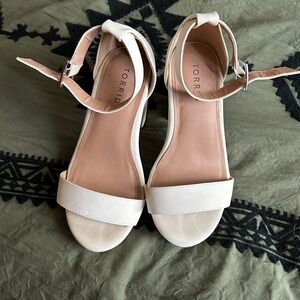 Torrid Women's Elegant Cream Sandals